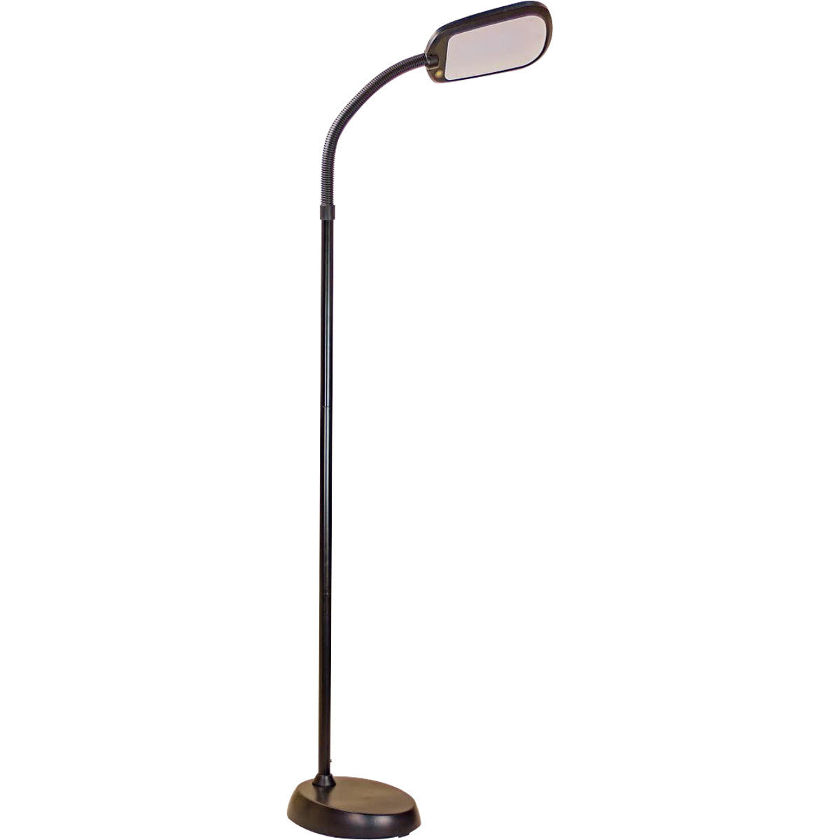 Bright Reader LED Floor Lamp – Natural Daylight, Dimmable Gooseneck, 63"
