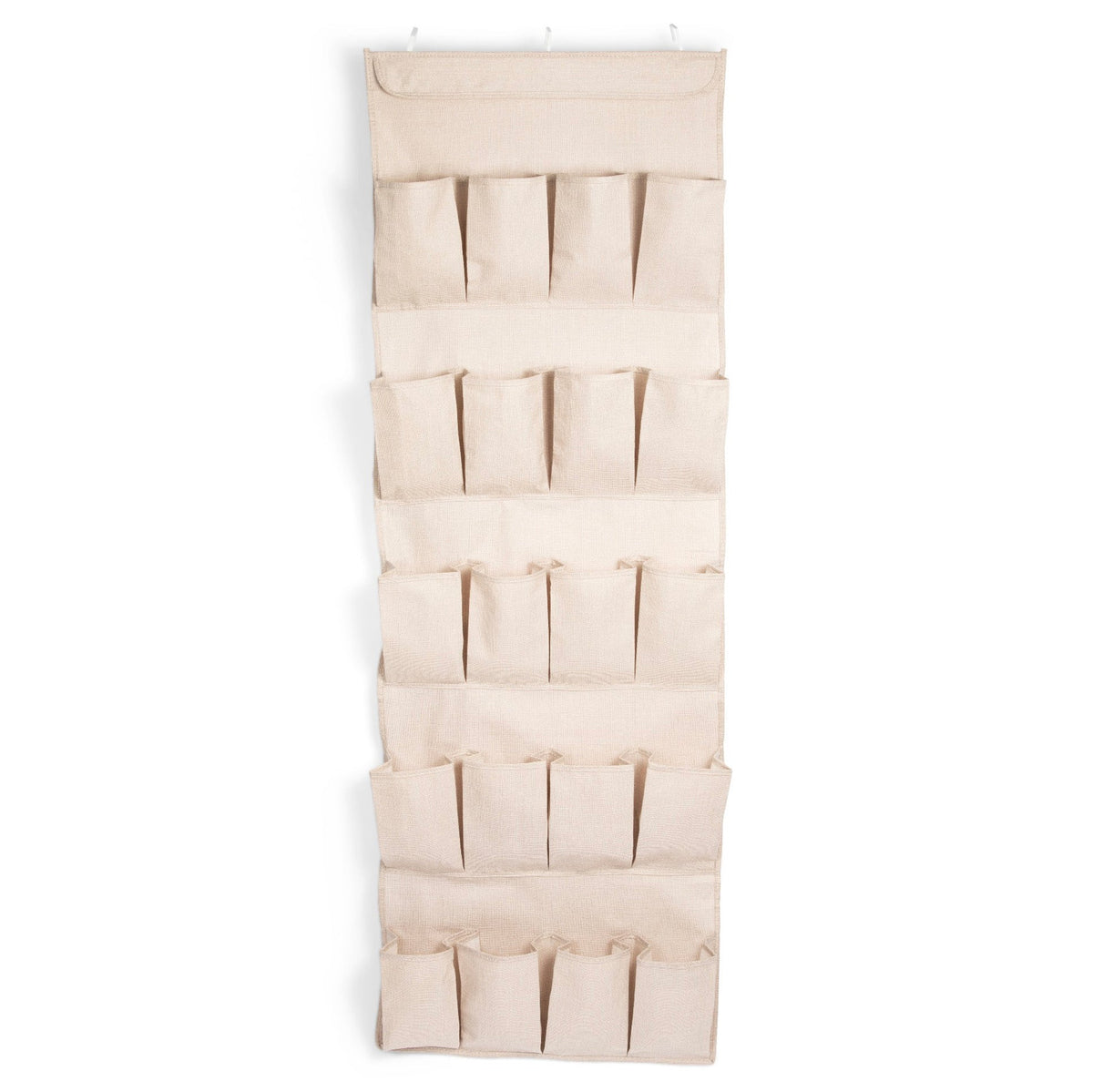 Over-the-door shoe organizer with 20 pockets