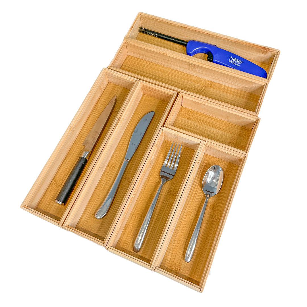 Bamboo Drawer Dividers, Individual Pieces & Sets