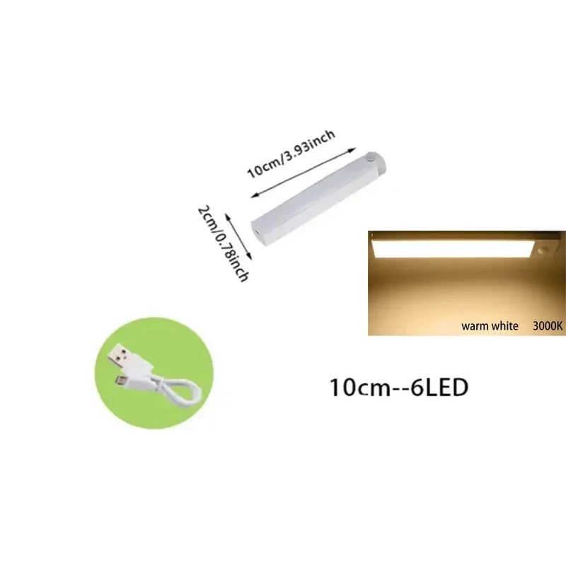 Rechargeable Motion-Sensor Under-Cabinet Light – Dimmable