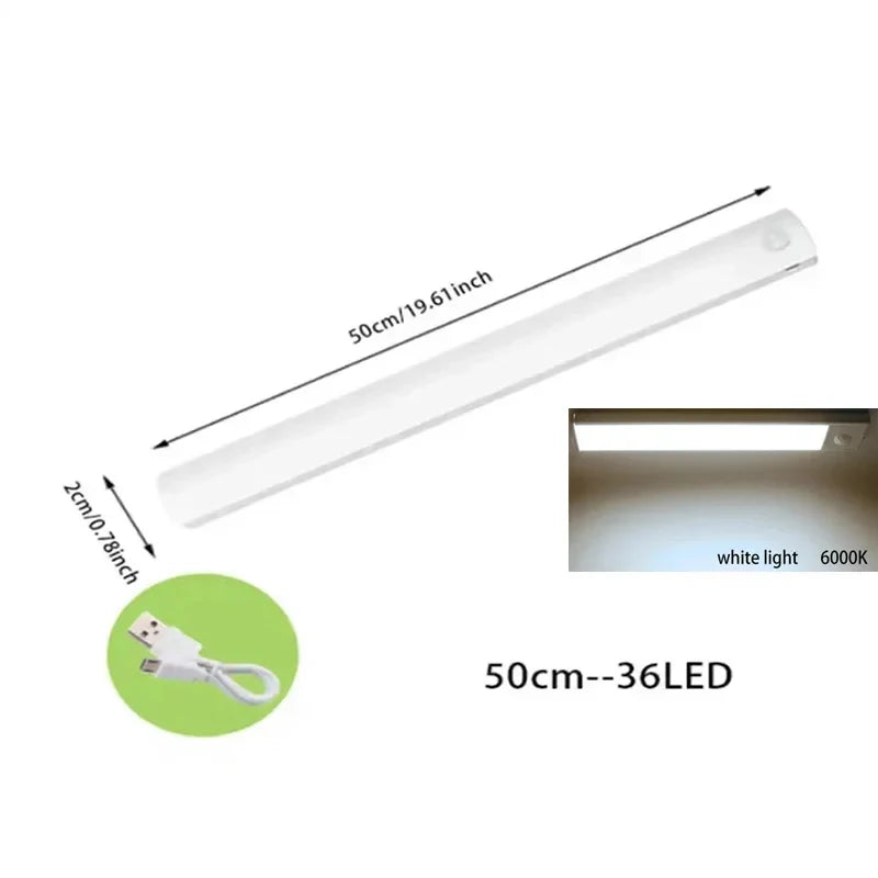 Rechargeable Motion-Sensor Under-Cabinet Light – Dimmable
