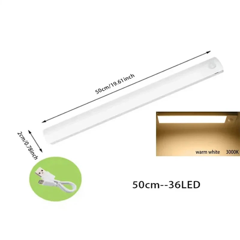 Rechargeable Motion-Sensor Under-Cabinet Light – Dimmable