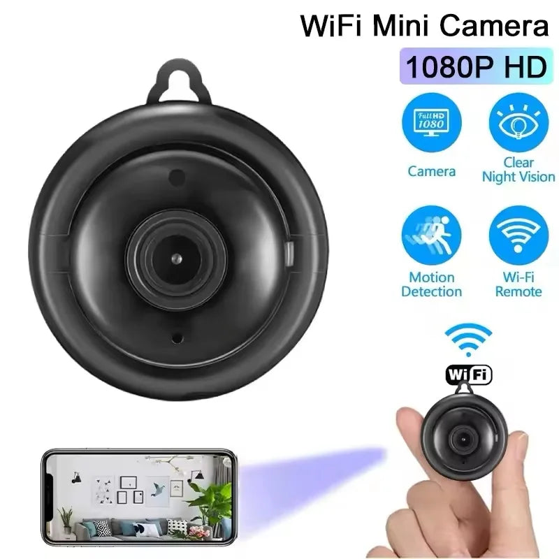 Mini 1080p Wi-Fi Indoor Camera with Night Vision