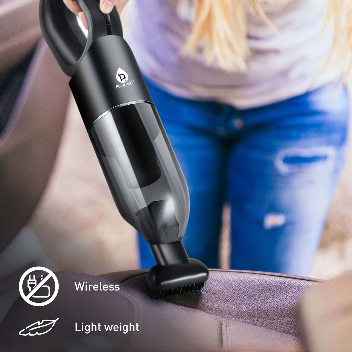 Cordless handheld vacuum cleaner and electric scrubber brush bundle for everyday home cleaning.