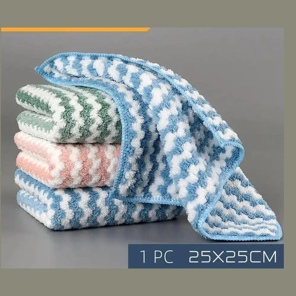 Microfiber Kitchen Dishcloth — Soft, Absorbent & Eco-Friendly Cleaning Cloth – Kitchen & Cleaning