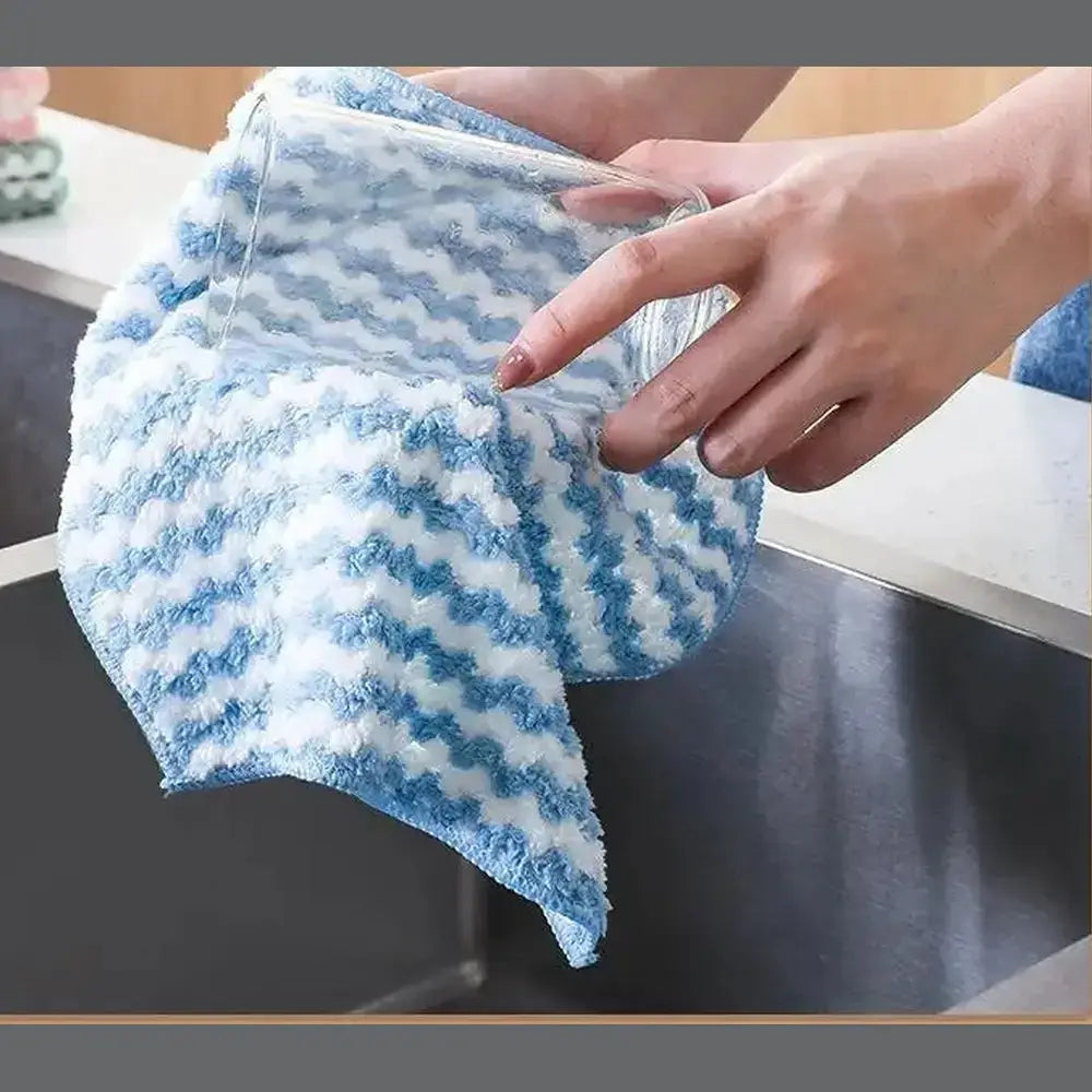 Microfiber Kitchen Dishcloth — Soft, Absorbent & Eco-Friendly Cleaning Cloth – Kitchen & Cleaning