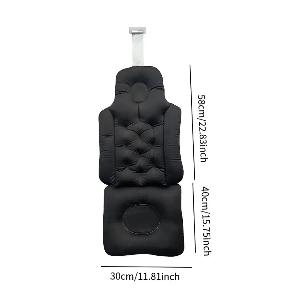 Ergonomic bath pillow and seat cushion for ultimate comfort