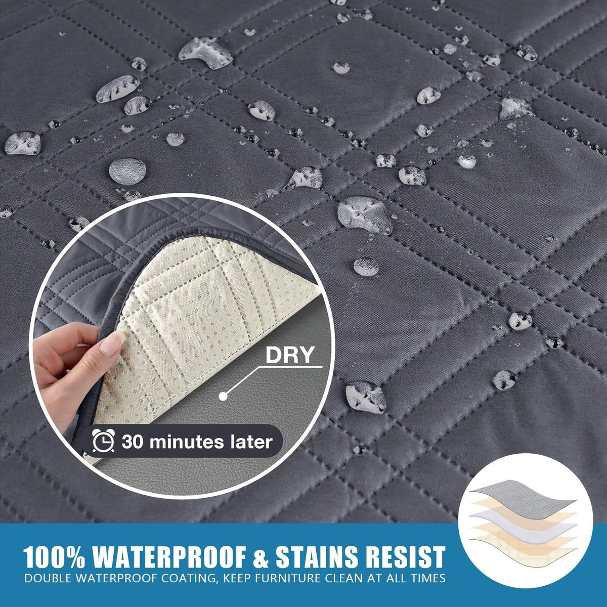 Waterproof recliner cover