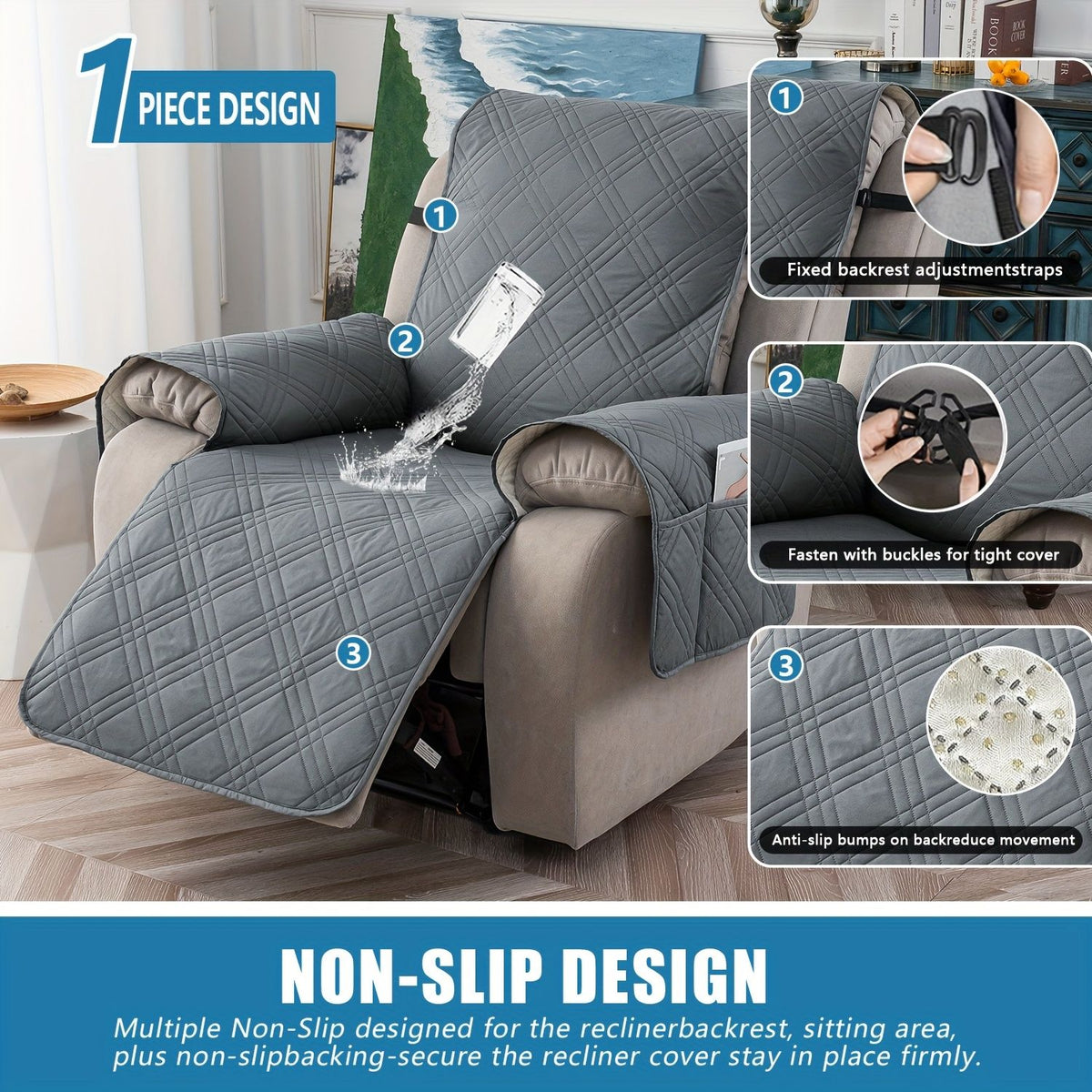 Waterproof recliner cover