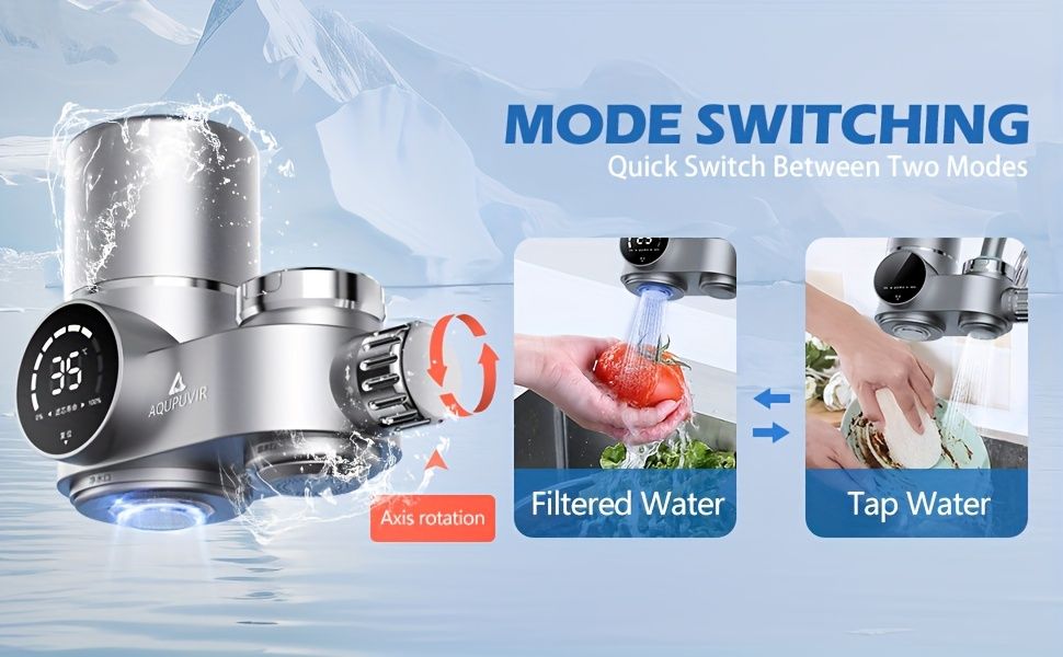 Faucet mount water filter