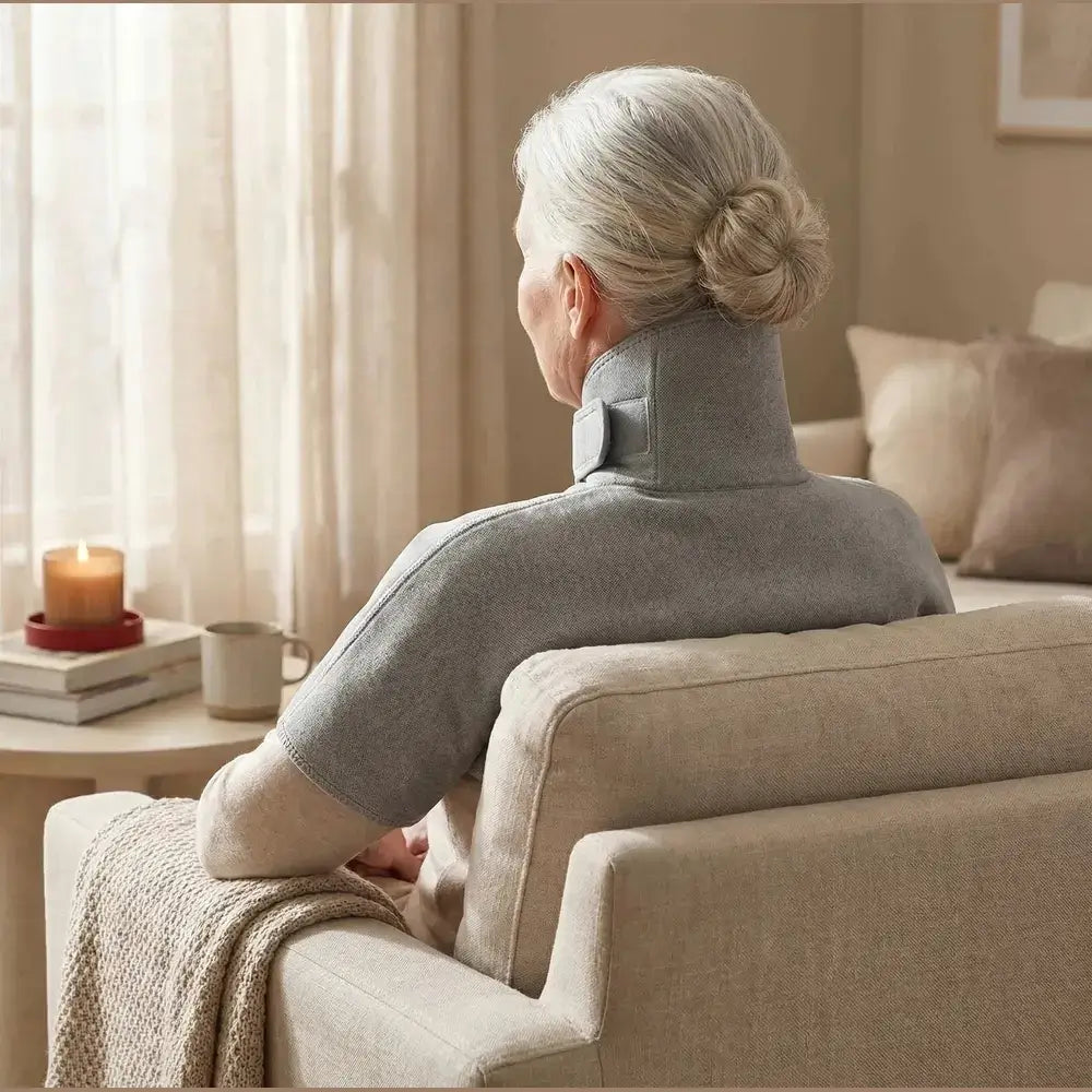 Neck and Shoulder Heating Pad – 3 Heat Settings + Massage – image 12