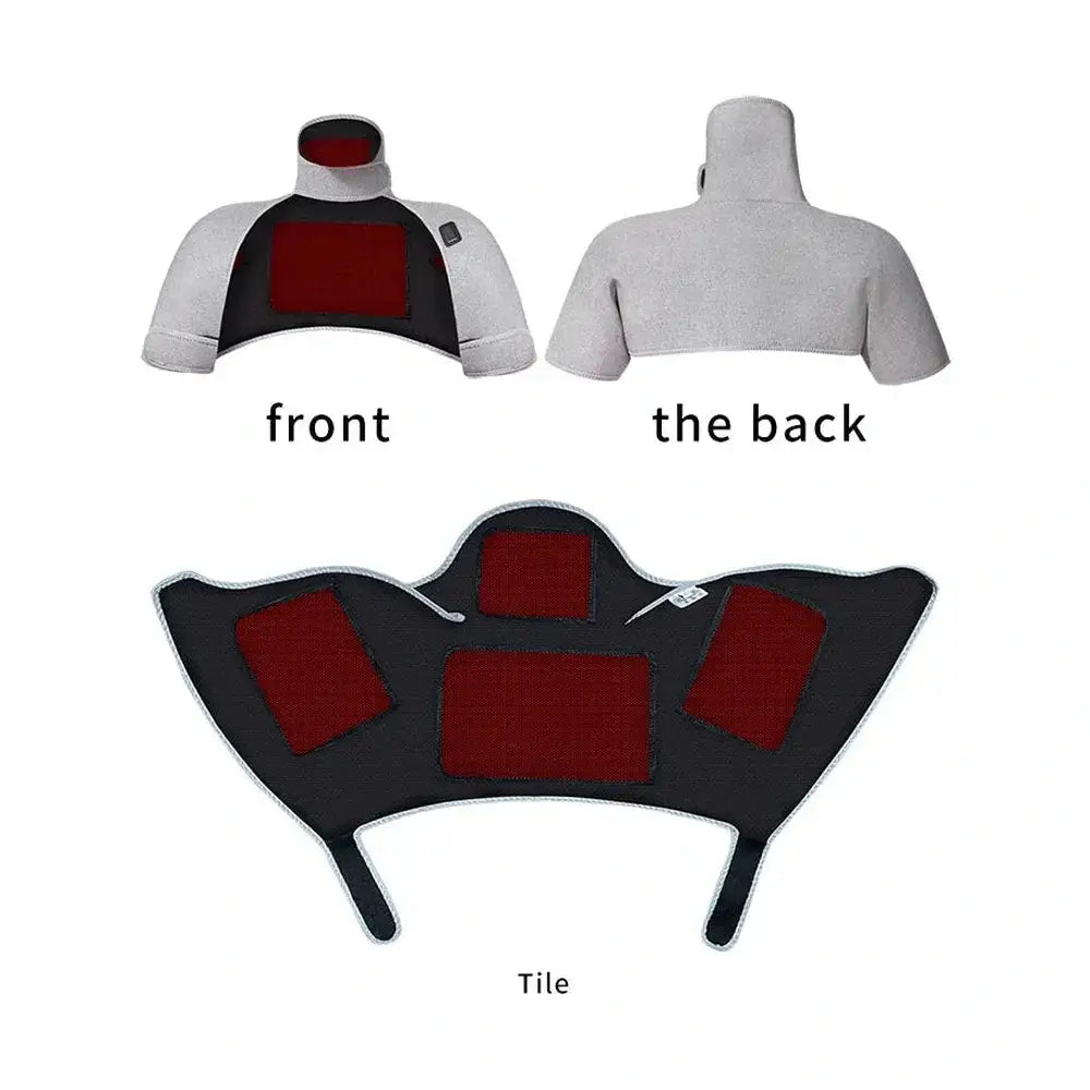 Neck and Shoulder Heating Pad – 3 Heat Settings + Massage – image 13