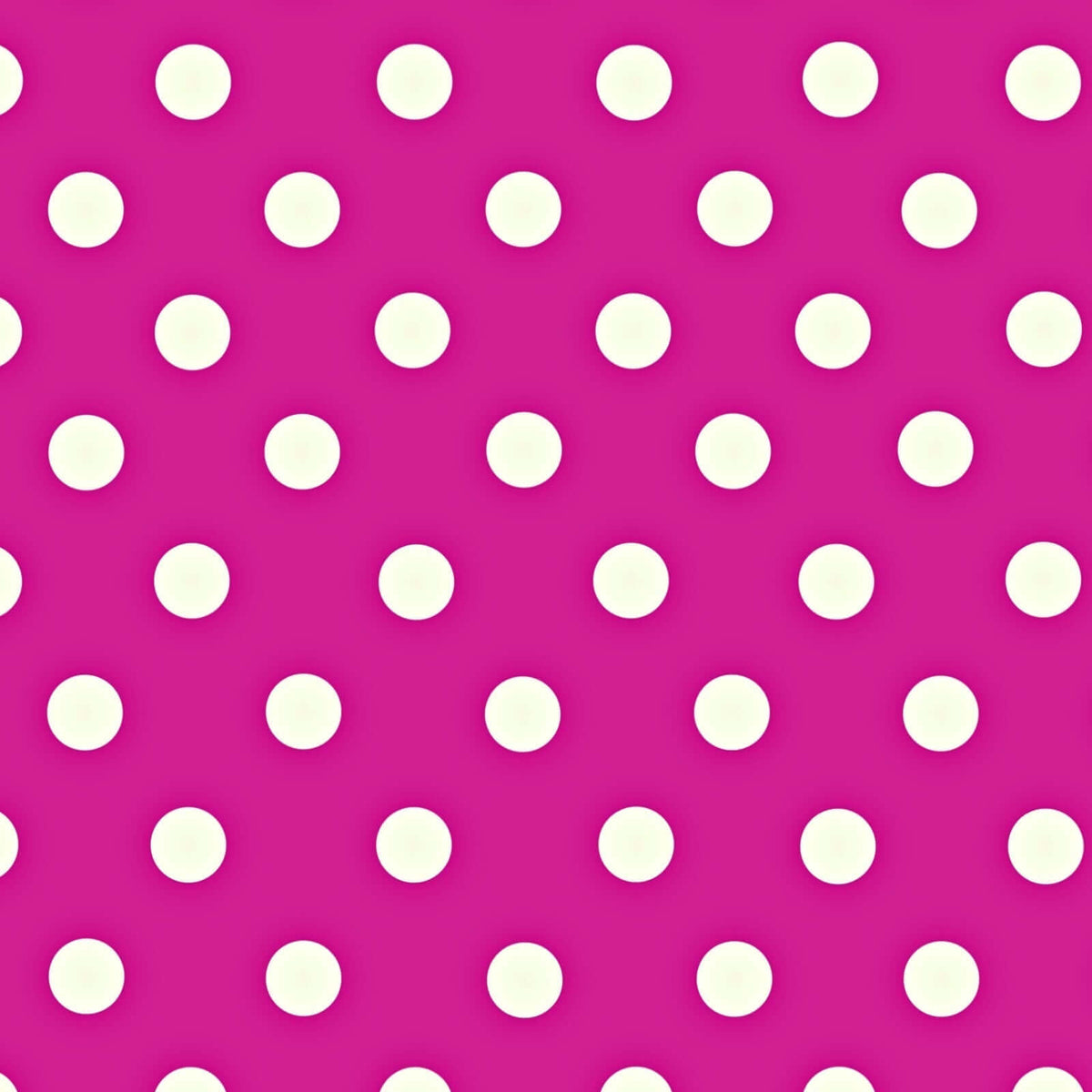 Set of four pink polka dot placemats in soft natural cotton.