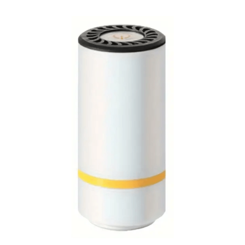 Rechargeable USB vacuum sealer pump for compact food storage and meal prep.