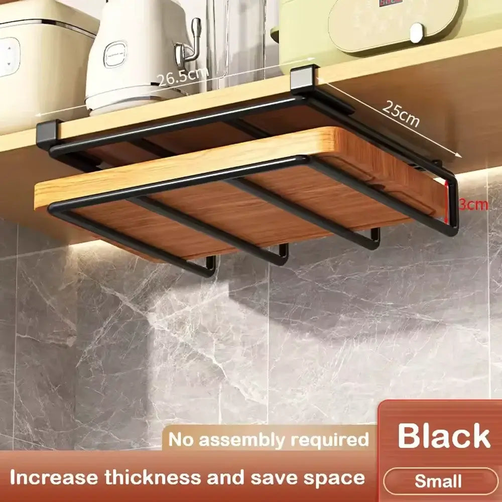 Under-Cabinet Kitchen Organizer Rack with Hooks – image 16
