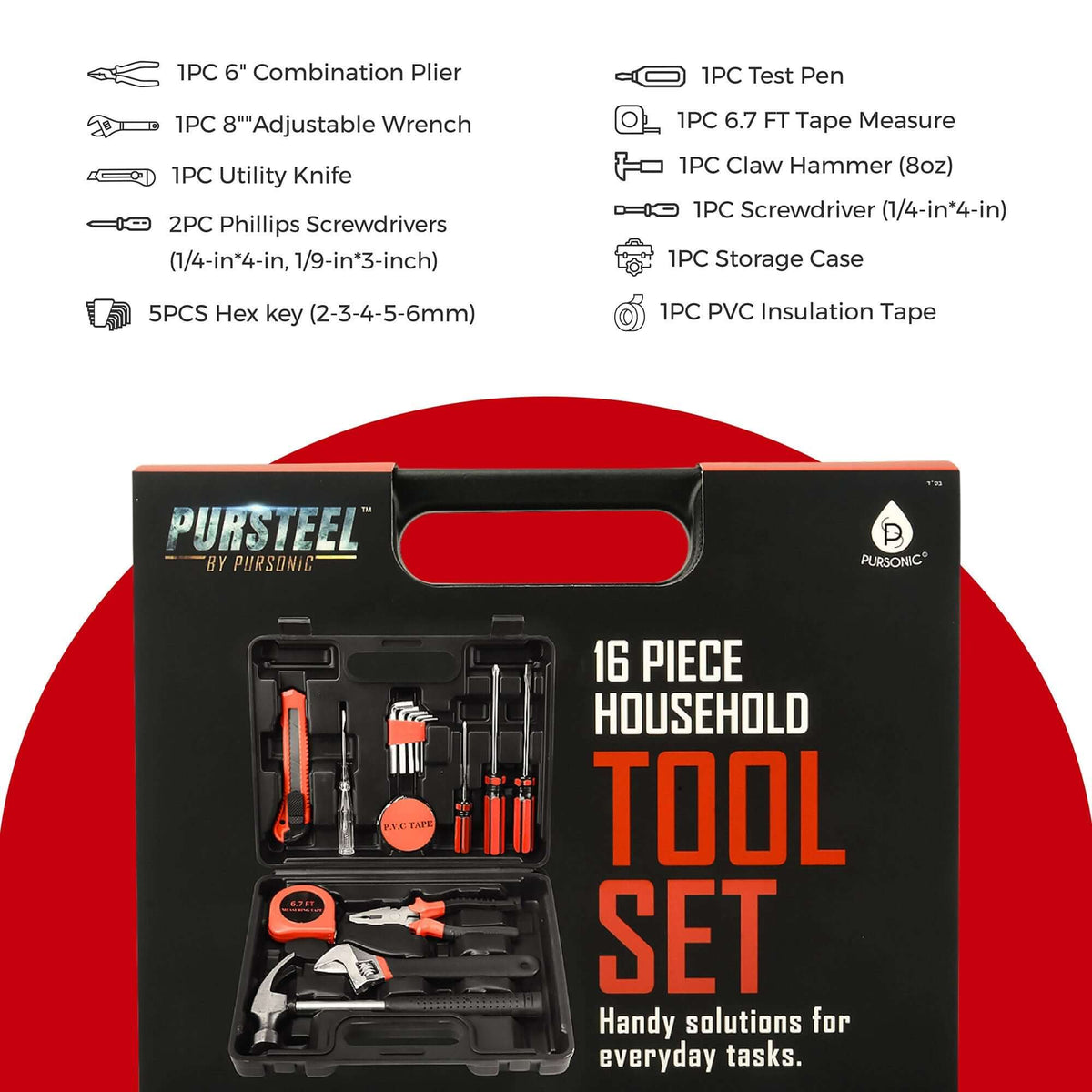 Rechargeable electric scrubber brush with a 9-piece cleaning and repair tool kit bundle.