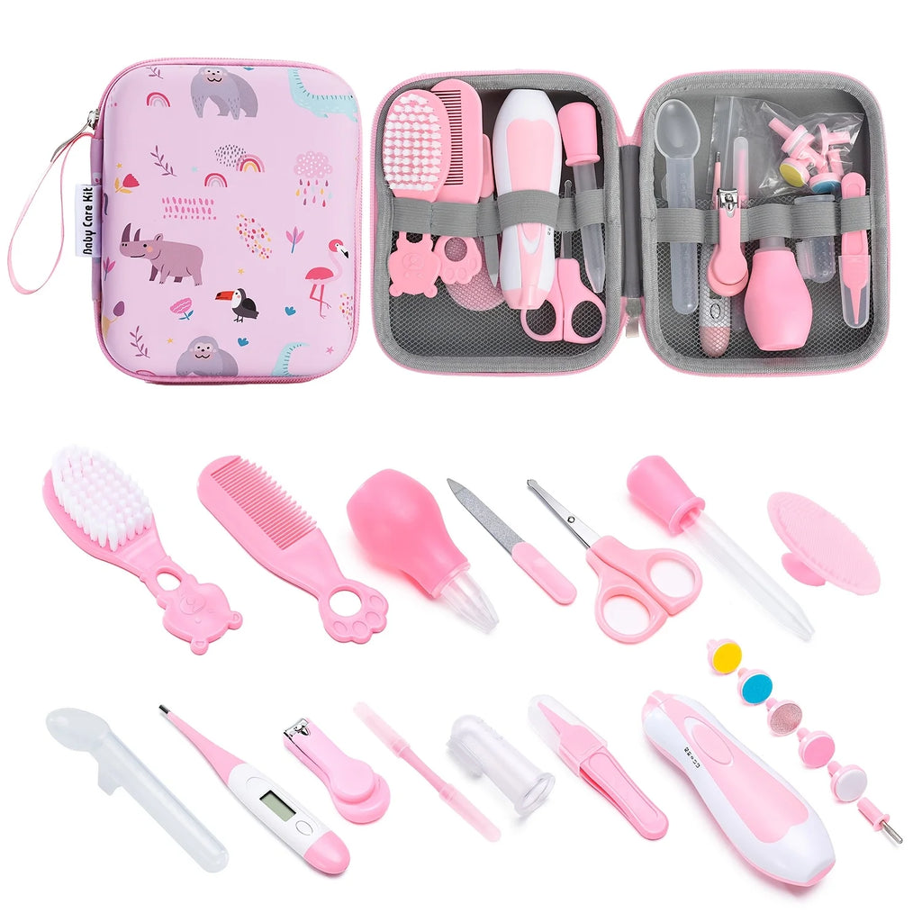 20-Piece Healthcare & Grooming Kit with Portable Case – Health & Personal Care