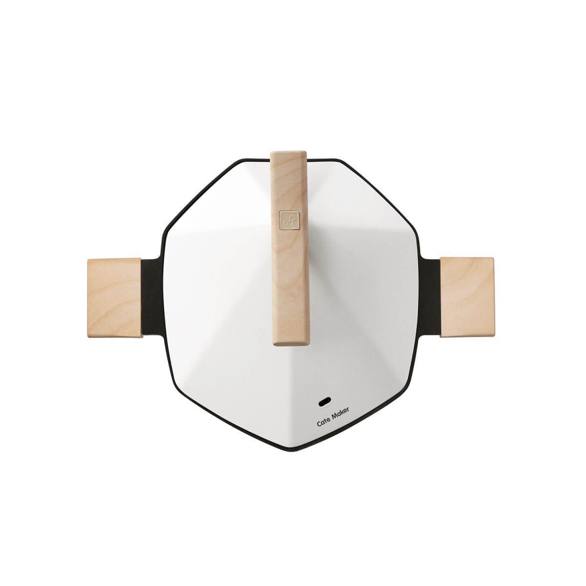 non-stick soup pot with vented lid featuring a modern design and wooden handle for efficient cooking.