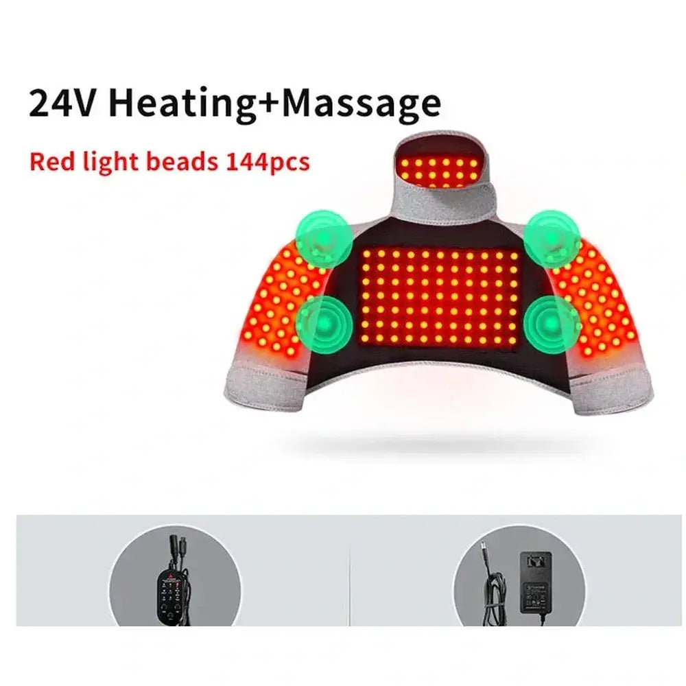 Neck and Shoulder Heating Pad – 3 Heat Settings + Massage – image 16