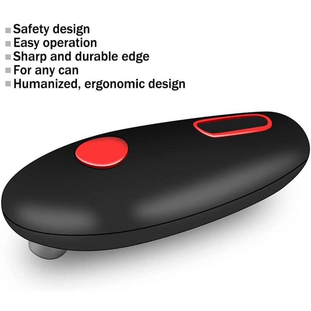One-Touch Electric Can Opener – Cordless, Battery Powered