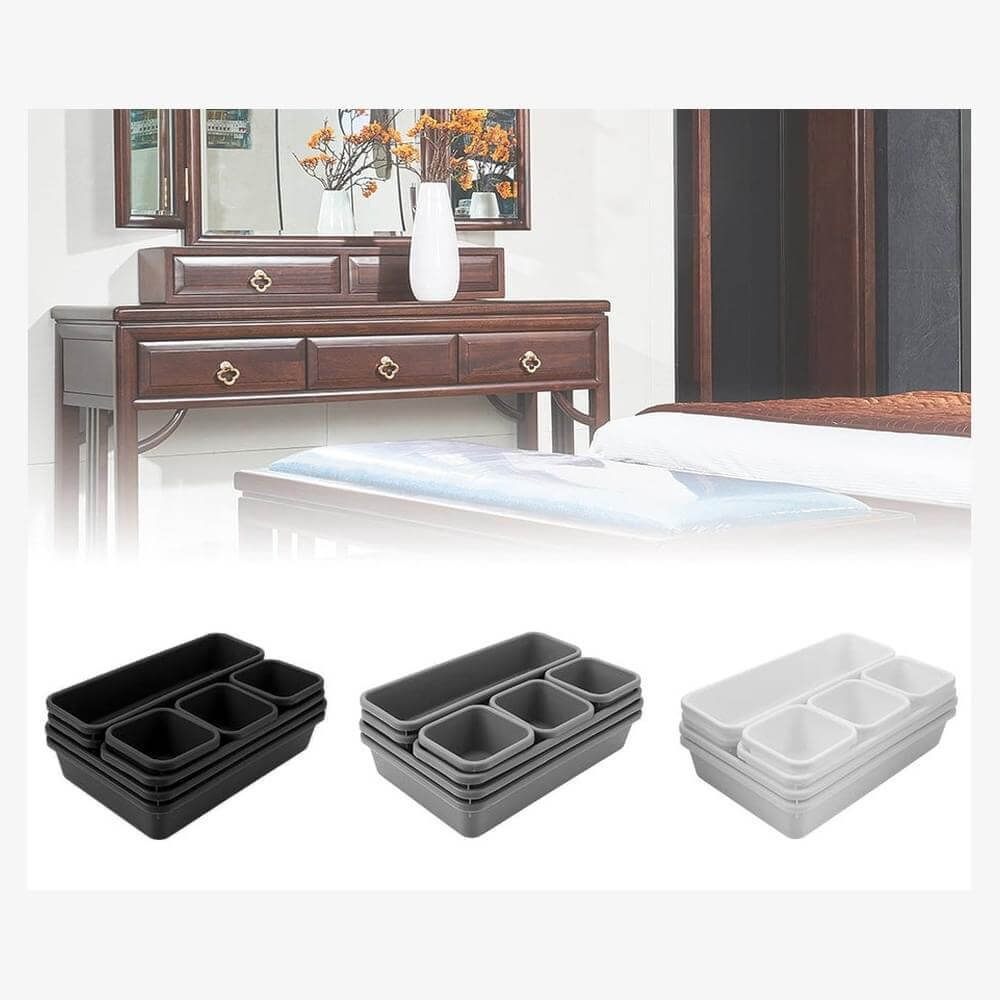 8-Piece Makeup & Drawer Organizer Set – Home Organization