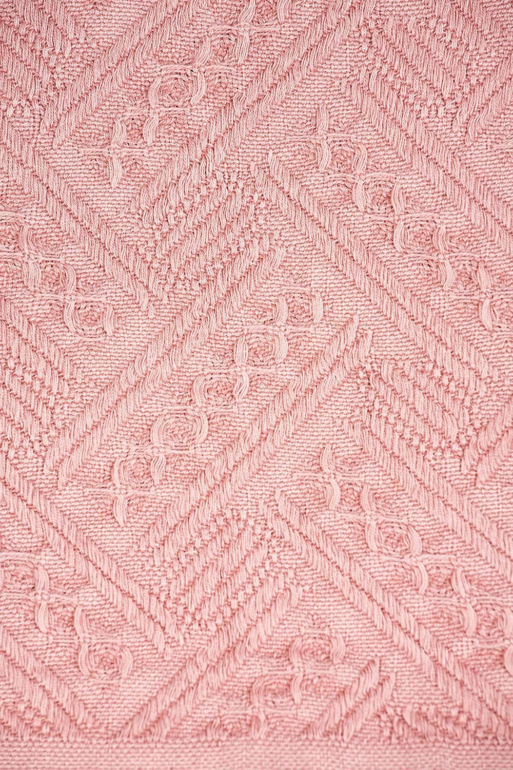 Kasentex 100% Cotton Knit Throw Blanket, 60 × 50 in