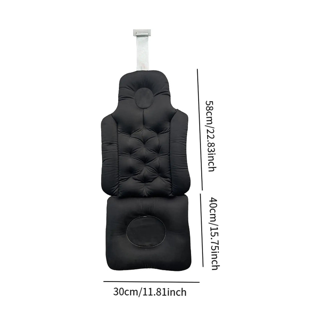 Ergonomic Full-Body Bath Pillow & Seat Cushion – Non-Slip Spa Support for Tub