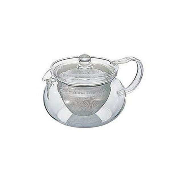 Hario Chacha glass teapot with infuser, 15 oz size