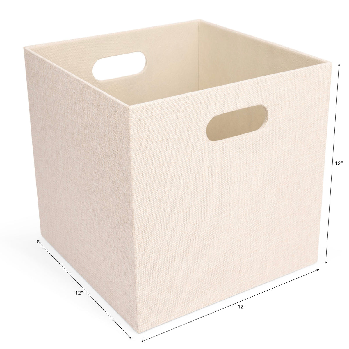 Large fabric cube storage bin dimensions