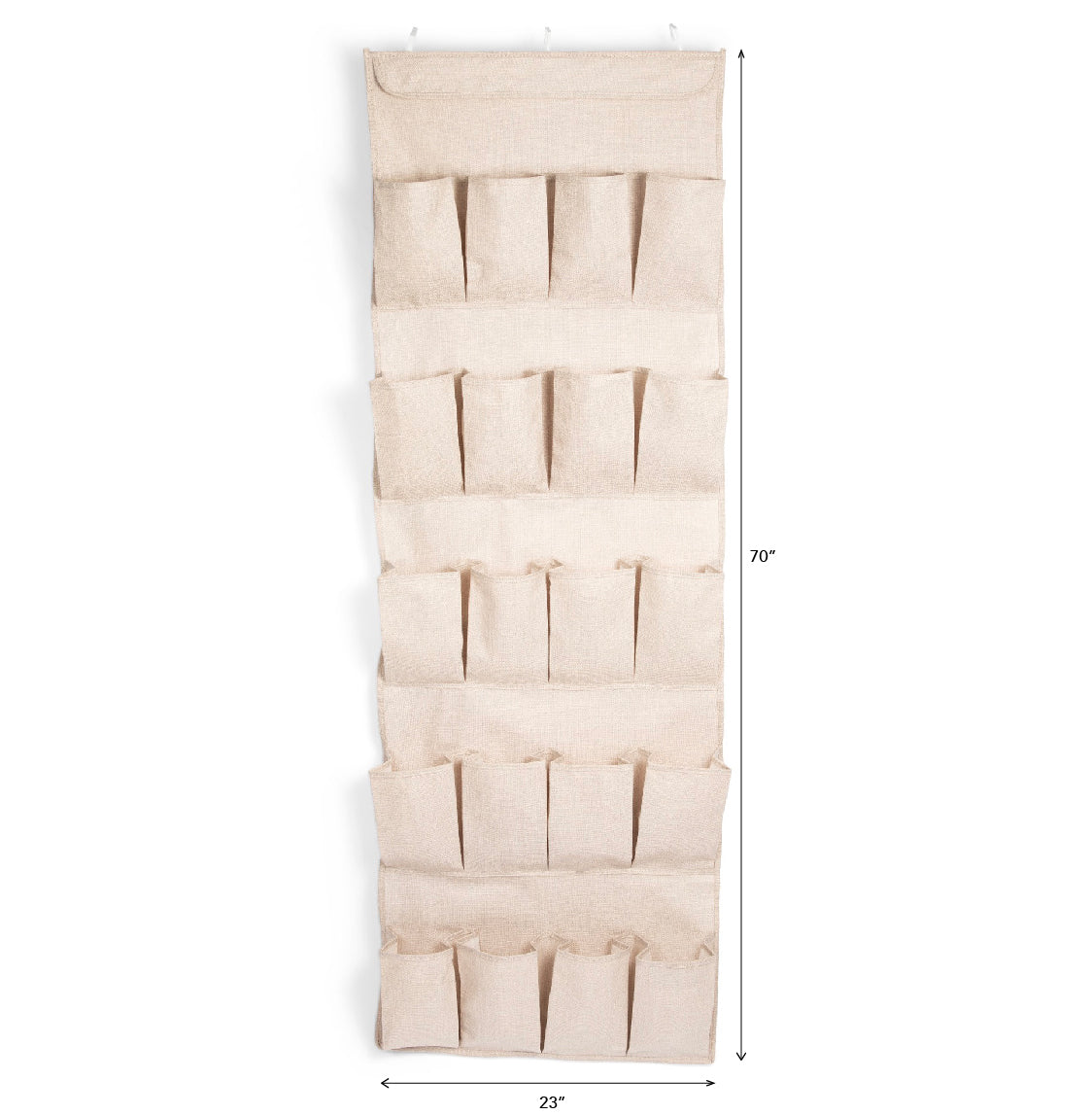 Over-the-door shoe organizer dimensions