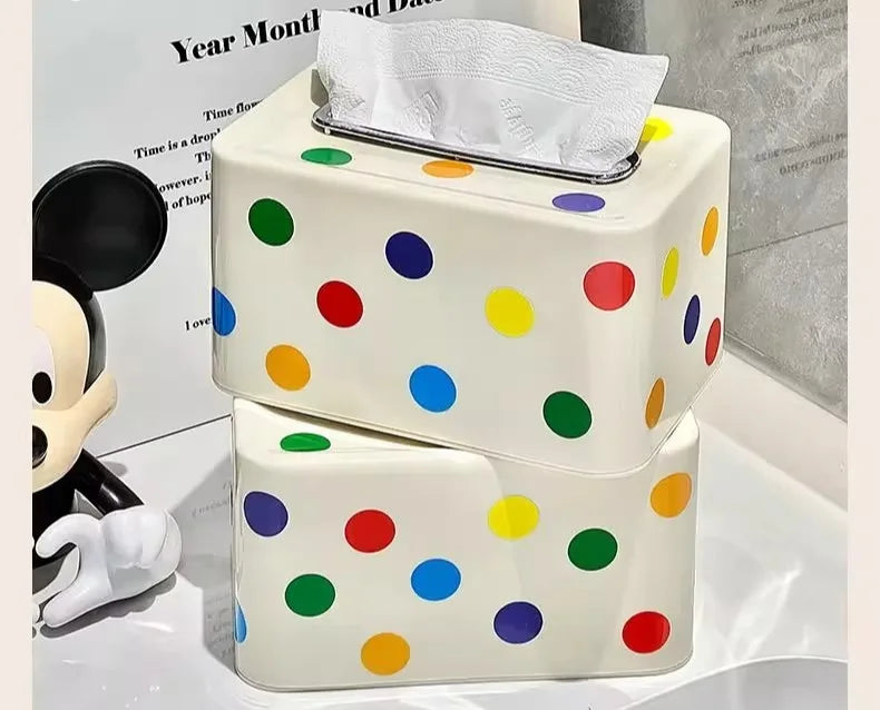 Modern Decorative Desktop Tissue Box Holder | Luxury PP Rectangular Tissue Case
