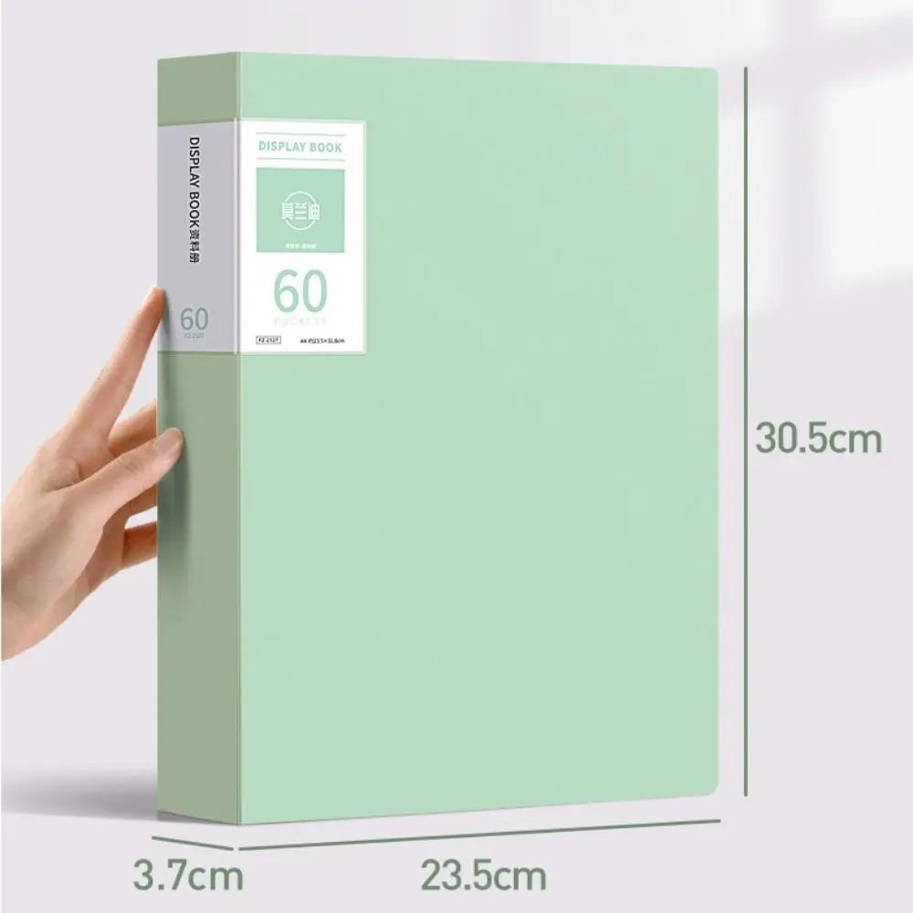 Desktop Storage A4 File Organizer Multifunctional Morandi Color A4 File Paper Folder Waterproof Large Capacity Document Holder