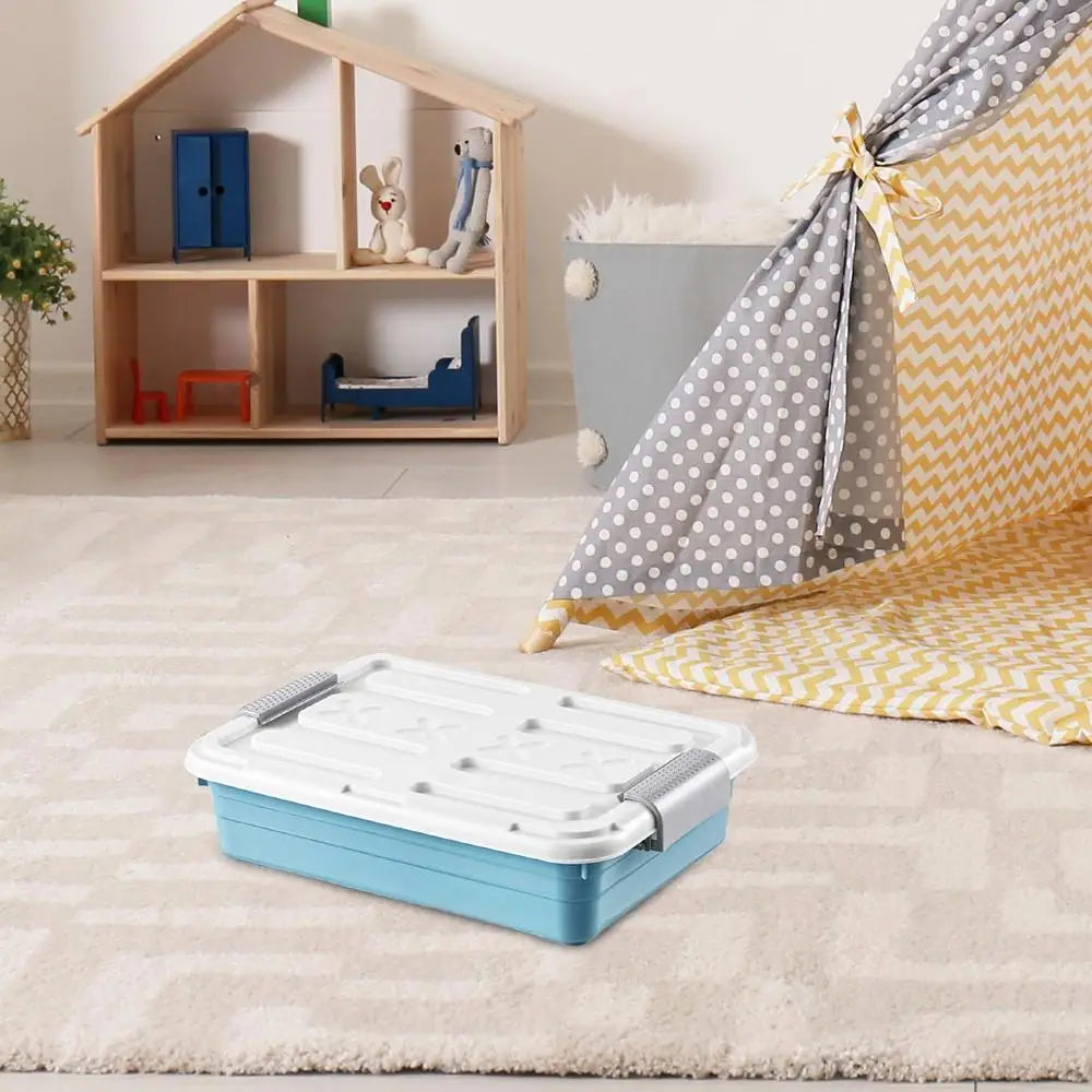 Under-Bed Storage Containers with Casters | Waterproof PP Bins | 5 Colors