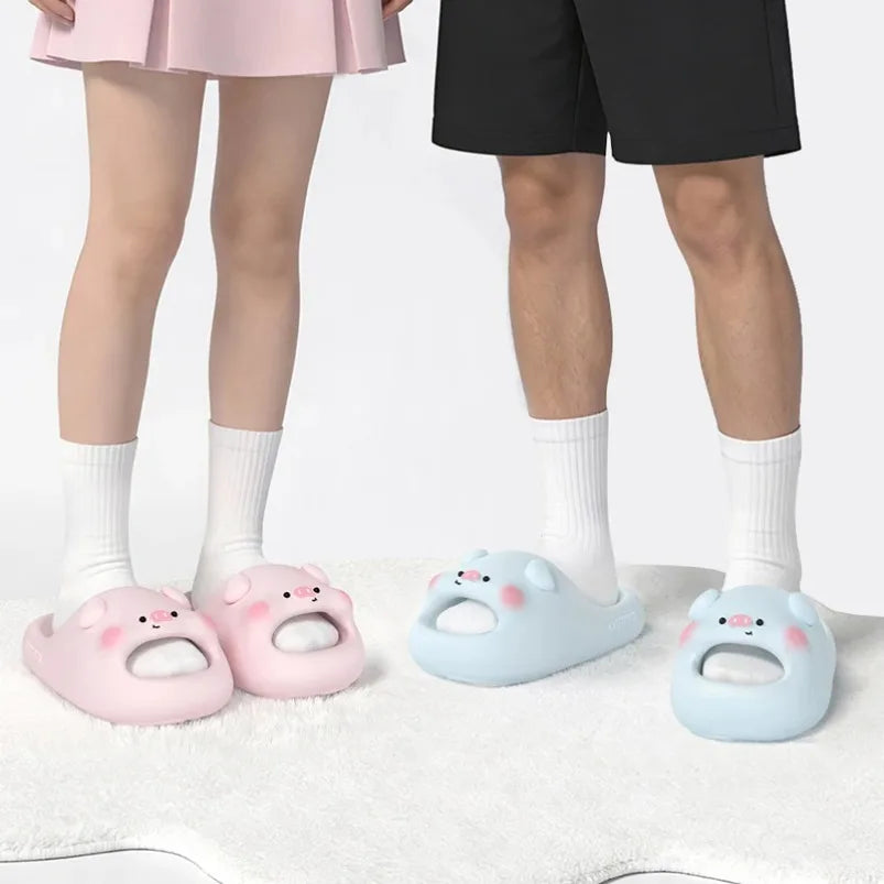 Cloud Slippers – Cute Kawaii Animal Print Slides for Women & Men