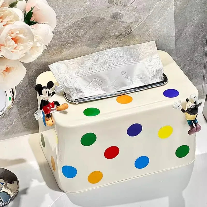 Modern Decorative Desktop Tissue Box Holder | Luxury PP Rectangular Tissue Case