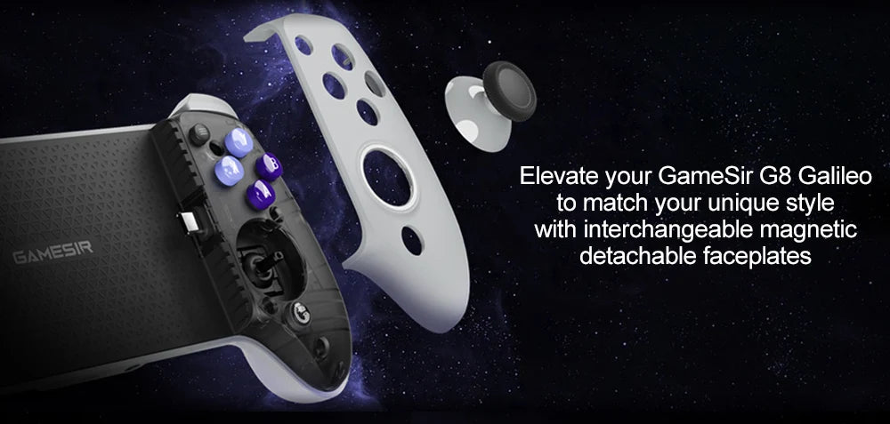 GameSir G8 Galileo Mobile Gaming Controller – Hall Effect Joysticks, USB-C, iOS & Android Compatible