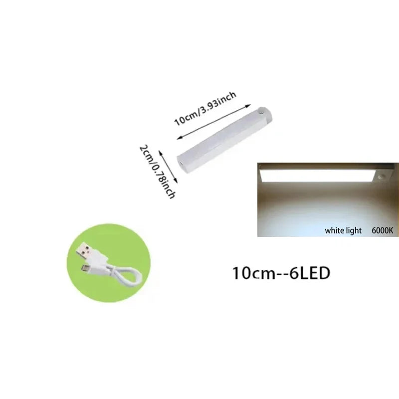 Rechargeable Motion-Sensor Under-Cabinet Light – Dimmable