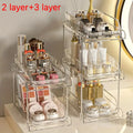 Clear Pull-Out Bathroom Organizer | 2 & 3 Tier Under-Sink Storage Rack
