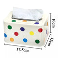 Modern Decorative Desktop Tissue Box Holder | Luxury PP Rectangular Tissue Case