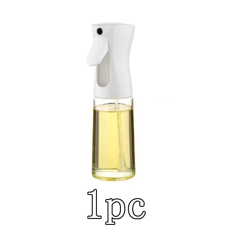 glass olive oil sprayer 200 mL refillable bottle with spray nozzle for cooking and salads single pack