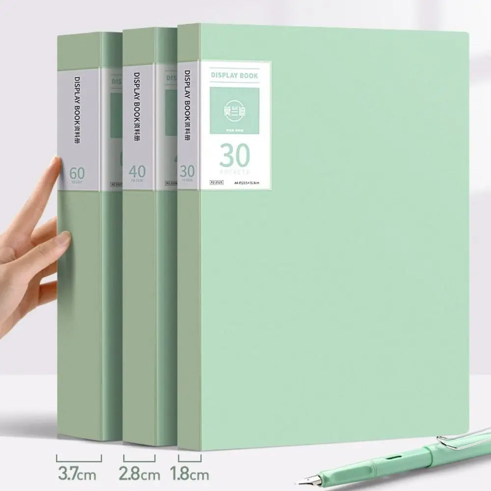 Desktop Storage A4 File Organizer Multifunctional Morandi Color A4 File Paper Folder Waterproof Large Capacity Document Holder