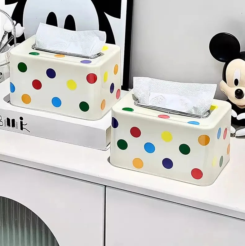 Modern Decorative Desktop Tissue Box Holder | Luxury PP Rectangular Tissue Case