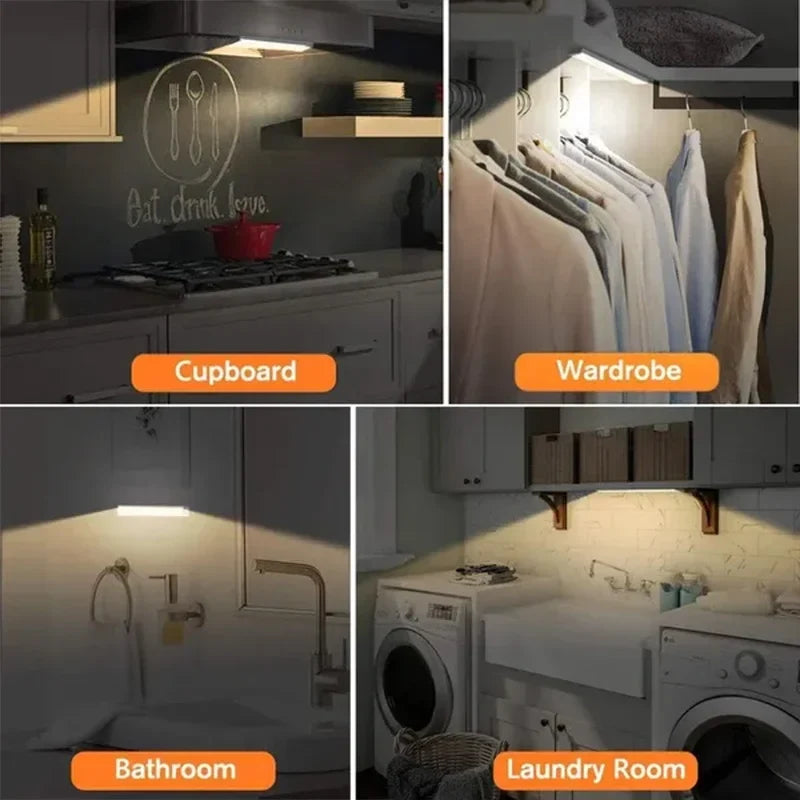 Rechargeable Motion-Sensor Under-Cabinet Light – Dimmable