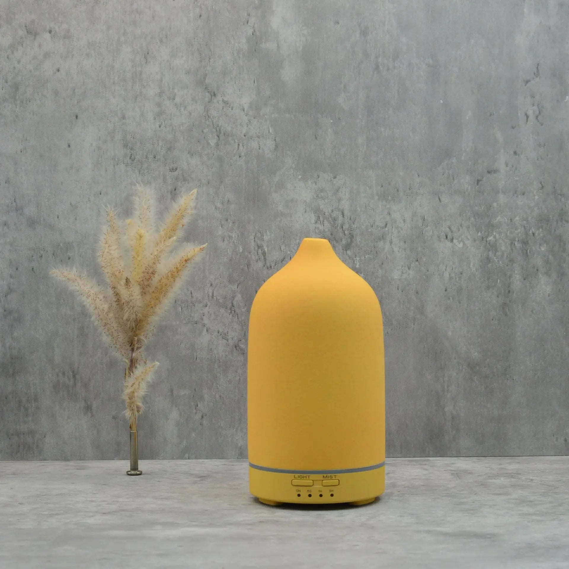 Ceramic Ultrasonic Essential Oil Diffuser & Humidifier with Color-Changing Light