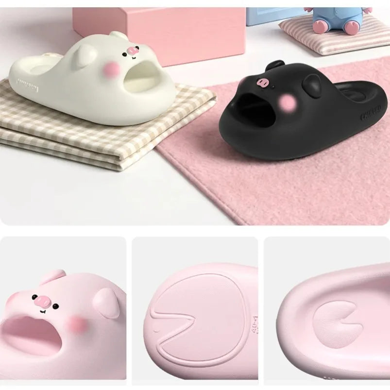 Cloud Slippers – Cute Kawaii Animal Print Slides for Women & Men