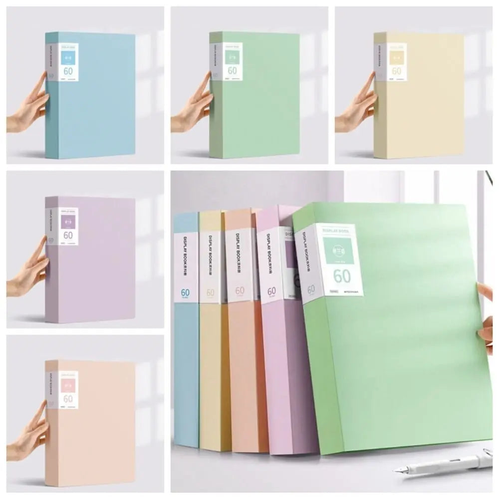 Desktop Storage A4 File Organizer Multifunctional Morandi Color A4 File Paper Folder Waterproof Large Capacity Document Holder