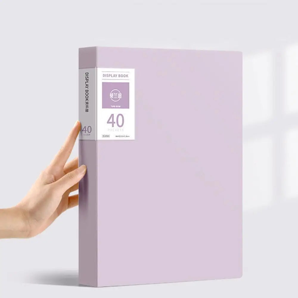 A4 File Organizer — Morandi Color Waterproof Document Folder