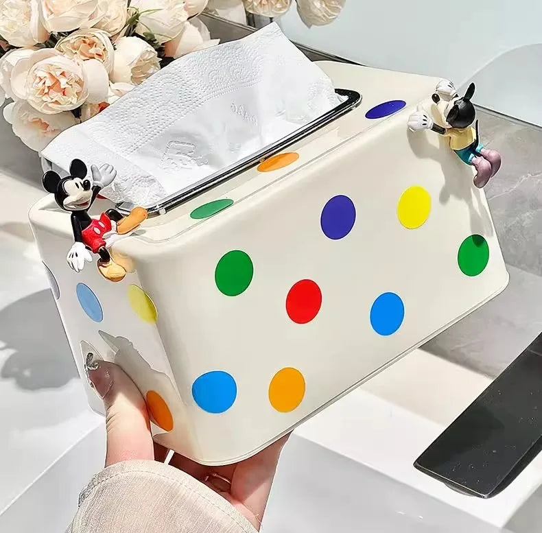 Modern Decorative Desktop Tissue Box Holder | Luxury PP Rectangular Tissue Case