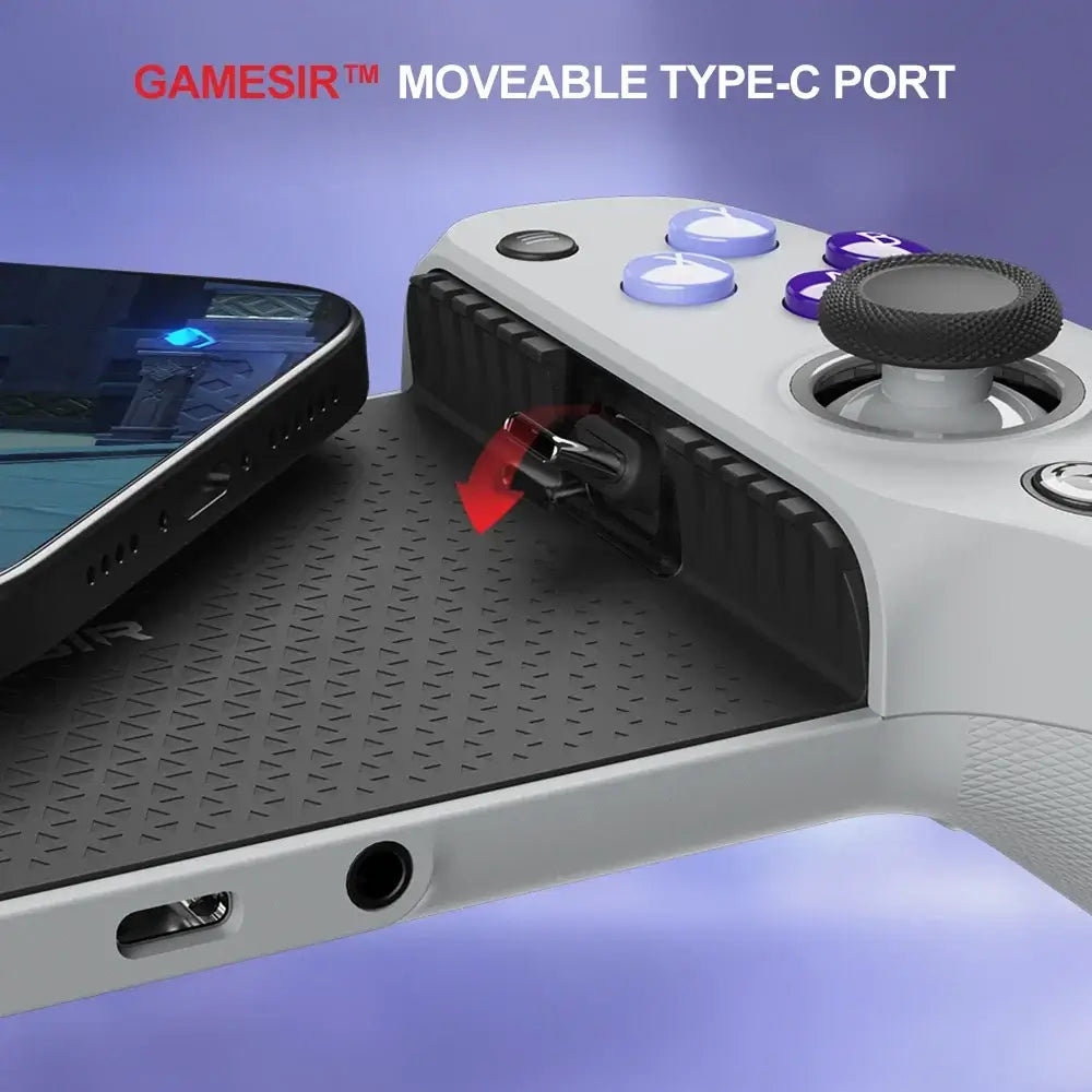 GameSir G8 Galileo Mobile Gaming Controller – Hall Effect Joysticks, USB-C, iOS & Android Compatible