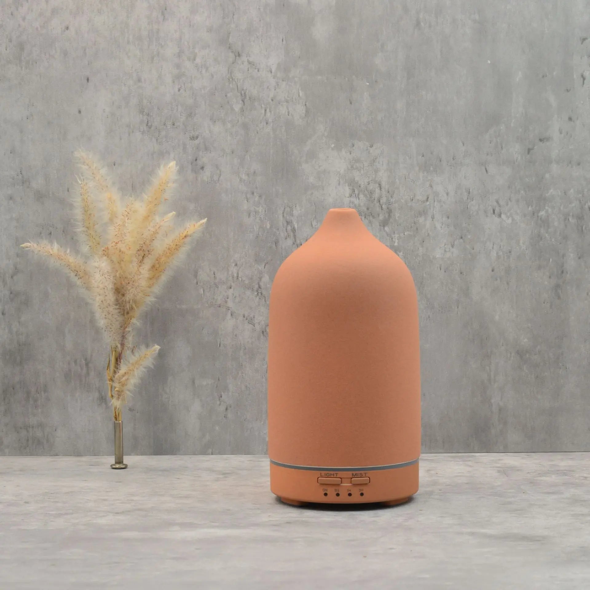 Ceramic Ultrasonic Essential Oil Diffuser & Humidifier with Color-Changing Light